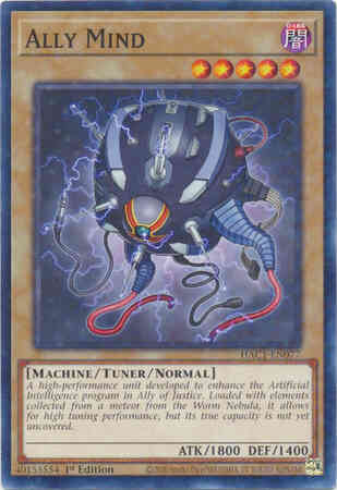 Ally Mind - HAC1-EN077 - Duel Terminal Normal Parallel Rare - 1st Edition