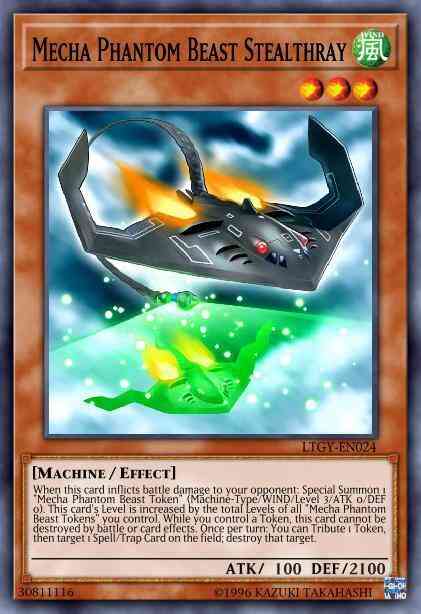 Mecha Phantom Beast Stealthray - BPW2-EN062 - Super Rare - 1st Edition