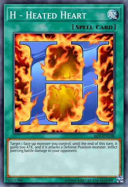 H - Heated Heart - EOJ-EN038 - Common - 1st Edition