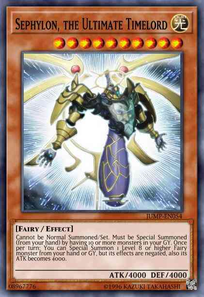 Sephylon, the Ultimate Timelord - JUMP-EN054 - Ultra Rare - Limited