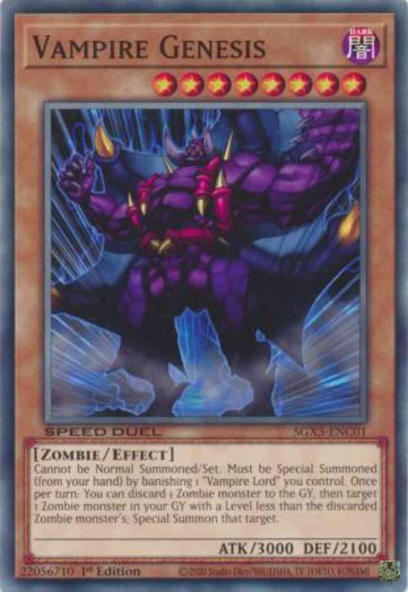 Vampire Genesis - SGX3-ENC01 - Common - 1st Edition