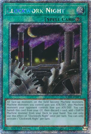 Clockwork Night - RA03-EN071 - Platinum Secret Rare - 1st Edition