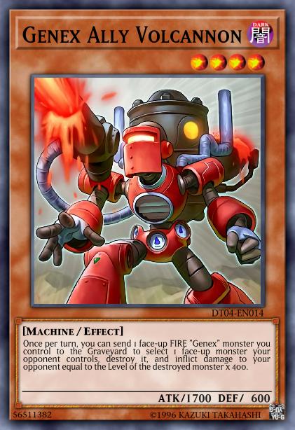 Genex Ally Volcannon - HA04-EN004 - Super Rare - Unlimited