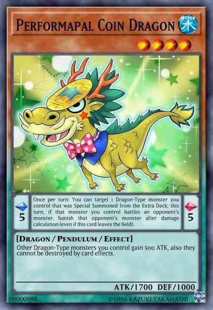 Performapal Coin Dragon - MACR-EN005 - Rare - 1st Edition