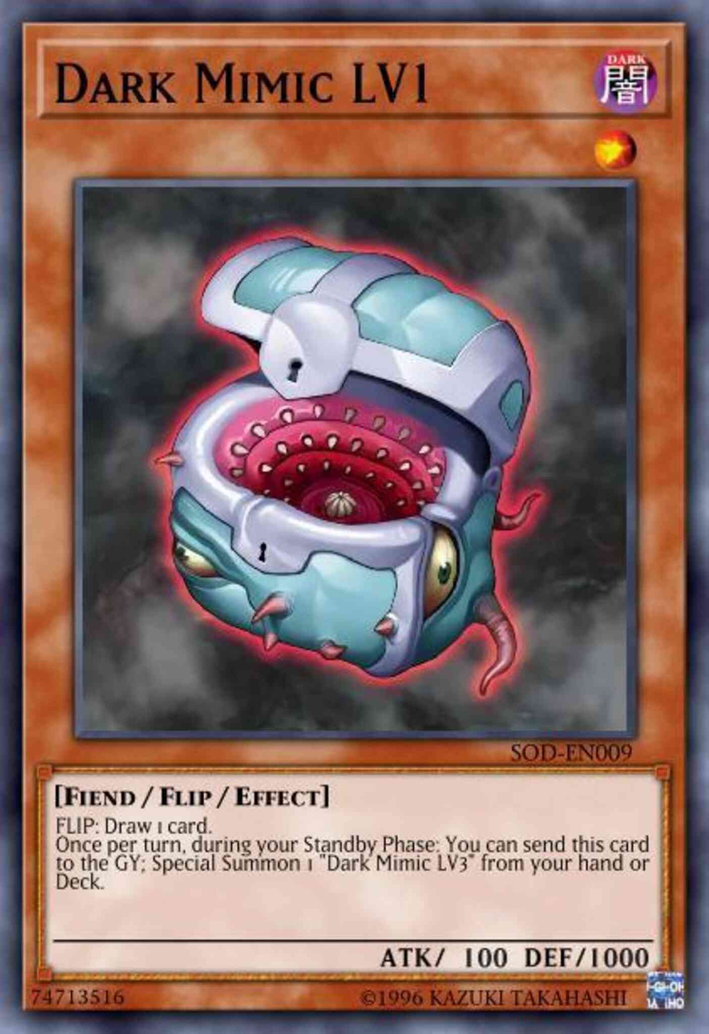 Dark Mimic LV1 - SS05-ENA18 - Common - 1st Edition