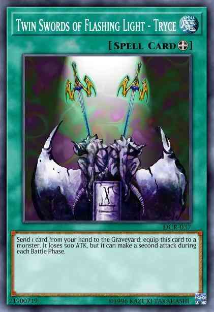 Twin Swords of Flashing Light - Tryce - DR1-EN199 - Common - Unlimited