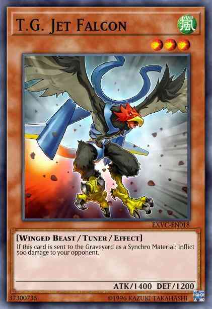T.G. Jet Falcon - EXVC-EN018 - Common - 1st Edition