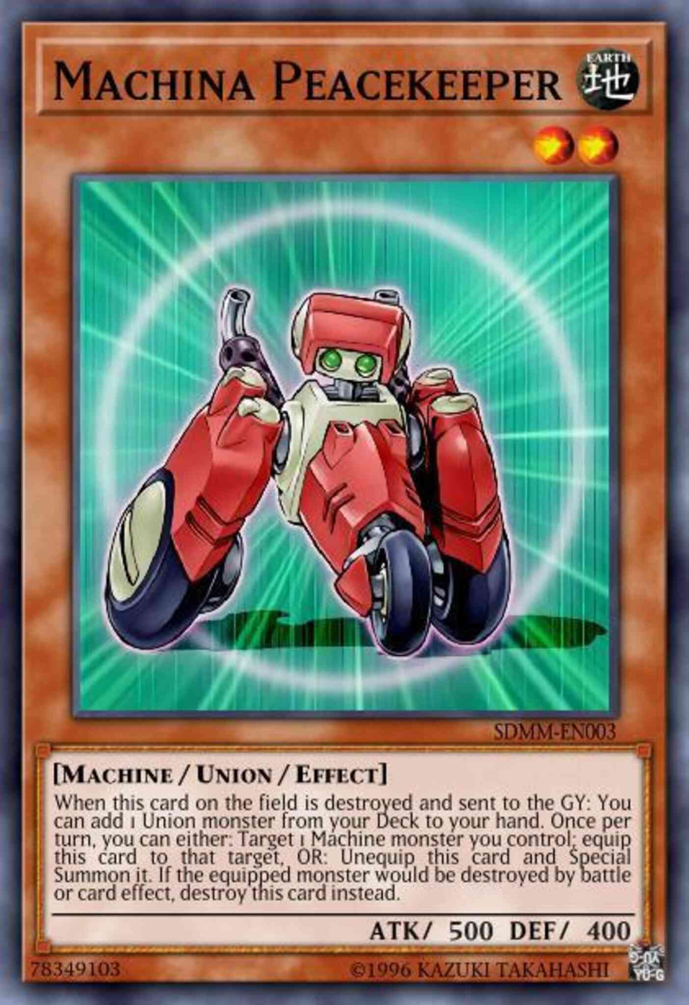Machina Peacekeeper - SDMM-EN003 - Super Rare - Unlimited