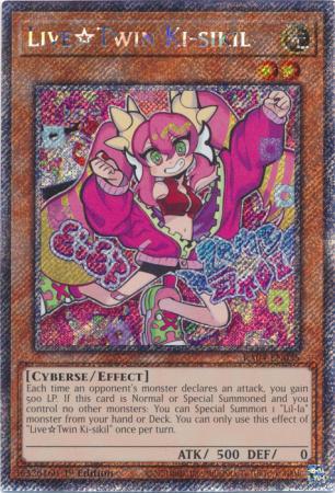 Live☆Twin Ki-sikil - RA04-EN035 - Platinum Secret Rare - 1st Edition