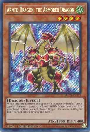 Armed Dragon, the Armored Dragon - HAC1-EN173 - Secret Rare - Limited