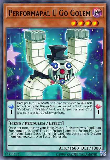 Performapal U Go Golem - MACR-EN004 - Rare - 1st Edition