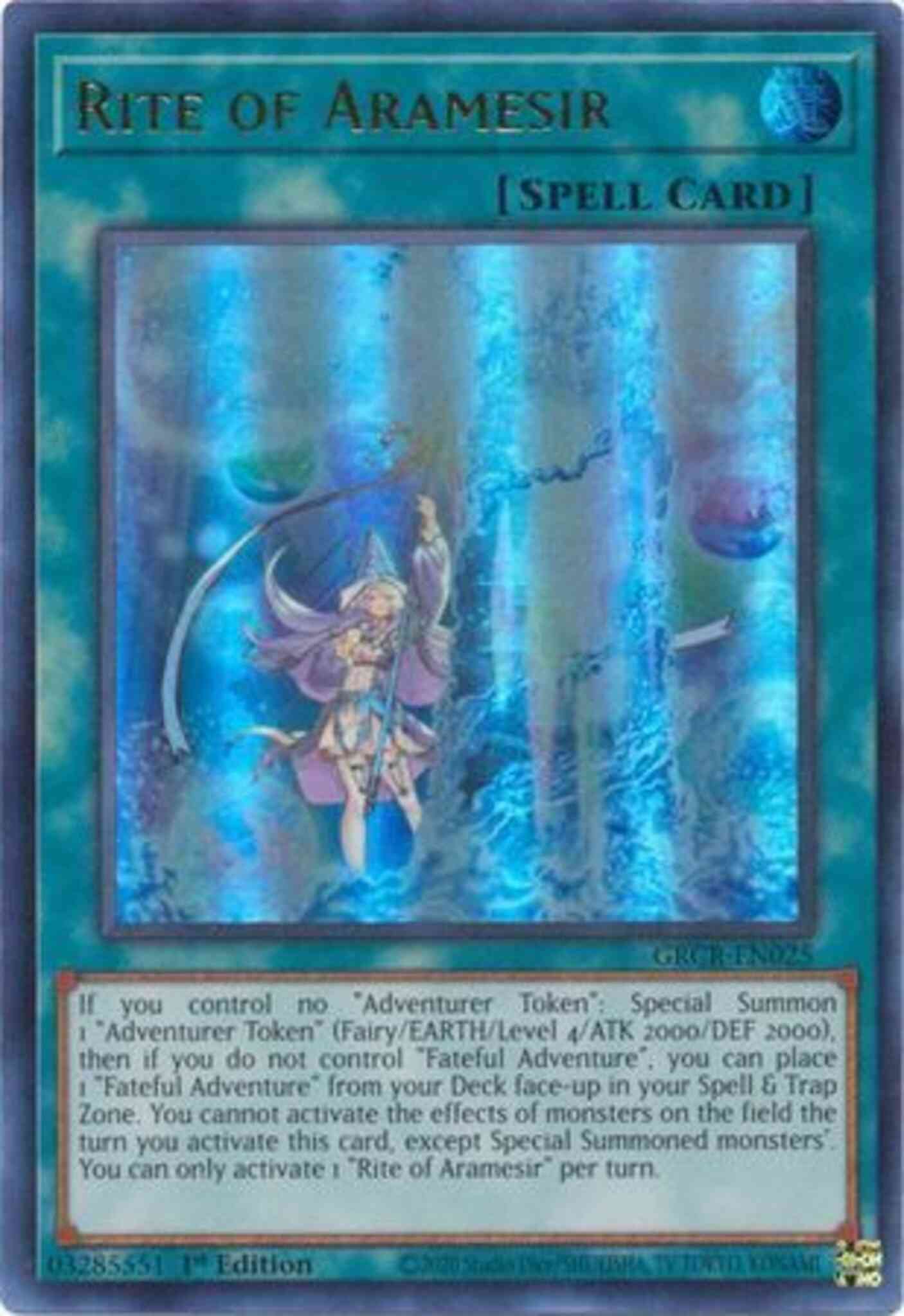 Rite of Aramesir - GRCR-EN025 - Ultra Rare - 1st Edition