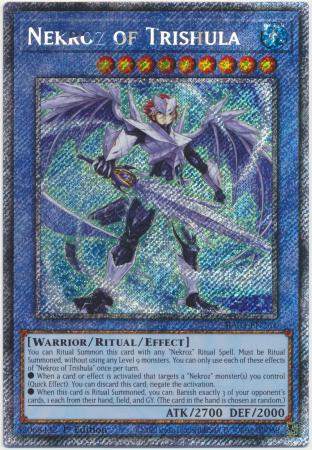 Nekroz of Trishula - RA03-EN261 - Platinum Secret Rare - 1st Edition
