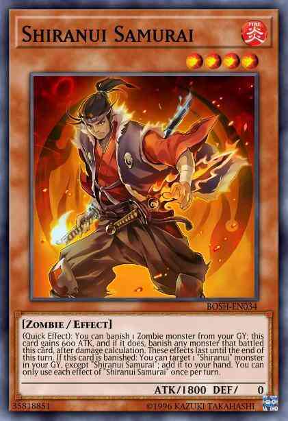 Shiranui Samurai - MP16-EN202 - Common - 1st Edition