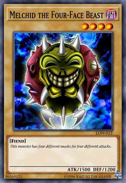 Melchid the Four-Face Beast - LON-012 - Common - 1st Edition