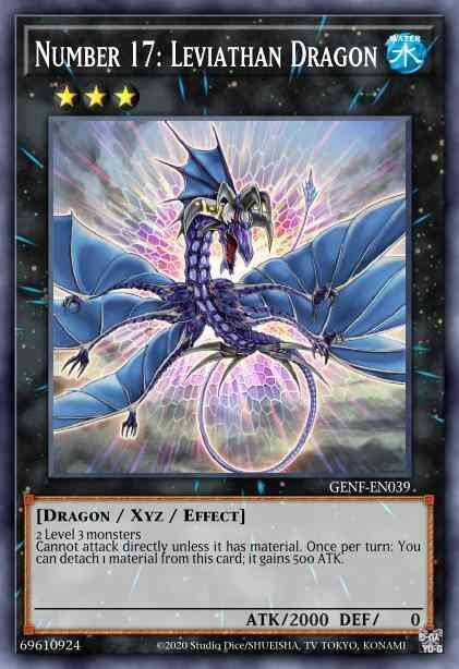 Number 17: Leviathan Dragon - SP13-EN023 - Starfoil Rare - 1st Edition