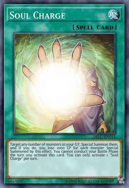 Soul Charge - DRL3-EN051 - Ultra Rare - 1st Edition