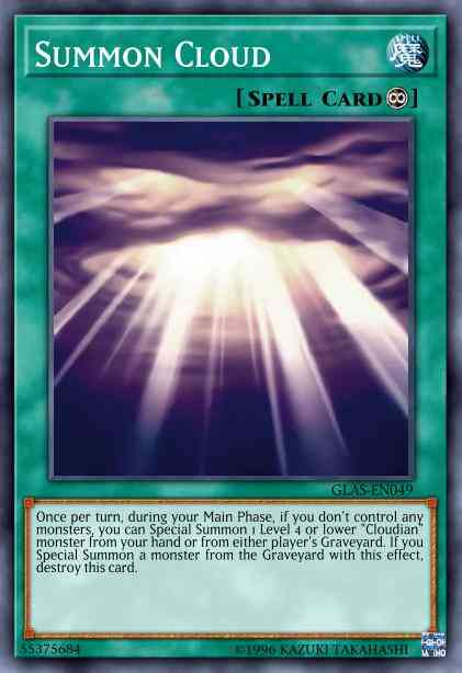 Summon Cloud - GLAS-EN049 - Common - 1st Edition