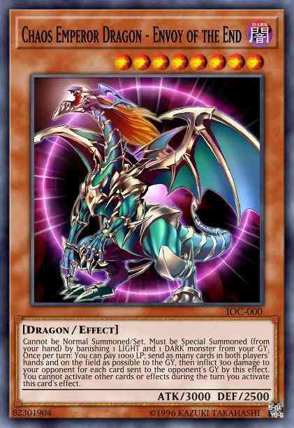 Chaos Emperor Dragon - Envoy of the End - TOCH-EN030 - Collector's Rare - 1st Edition