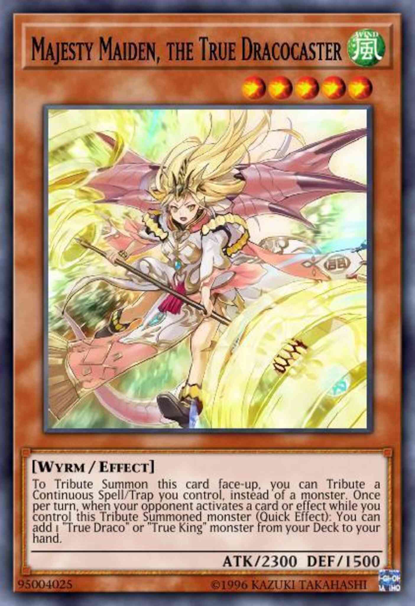 Majesty Maiden, the True Dracocaster - MACR-EN020 - Ultra Rare - Unlimited