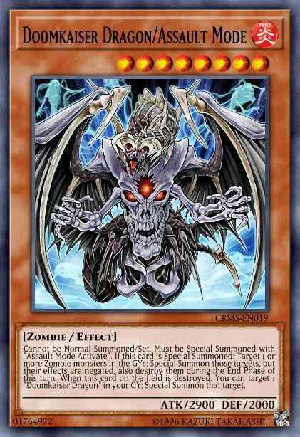 Doomkaiser Dragon/Assault Mode - CRMS-EN019 - Ultimate Rare - Unlimited