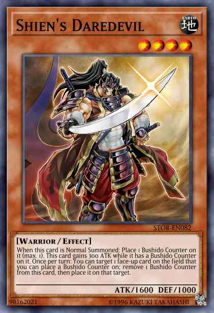 Shien's Daredevil - STOR-EN082 - Rare - 1st Edition