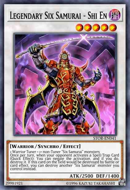 Legendary Six Samurai - Shi En - STOR-EN041 - Ultimate Rare - Unlimited