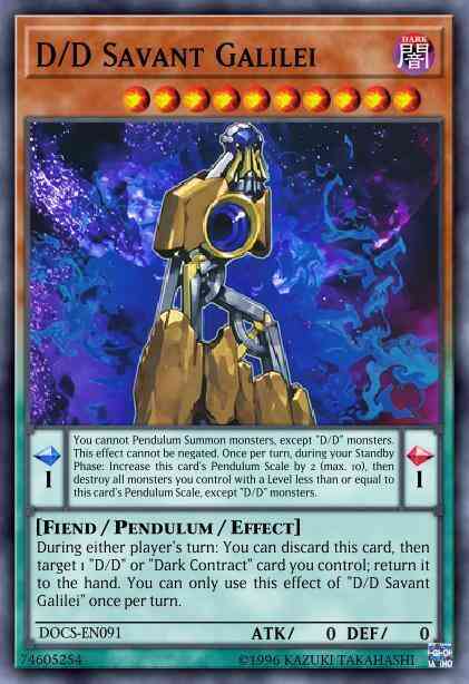 D/D Savant Galilei - DOCS-EN091 - Common - 1st Edition