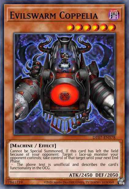Evilswarm Coppelia - DT07-EN078 - Duel Terminal Rare Parallel Rare - Duel Terminal