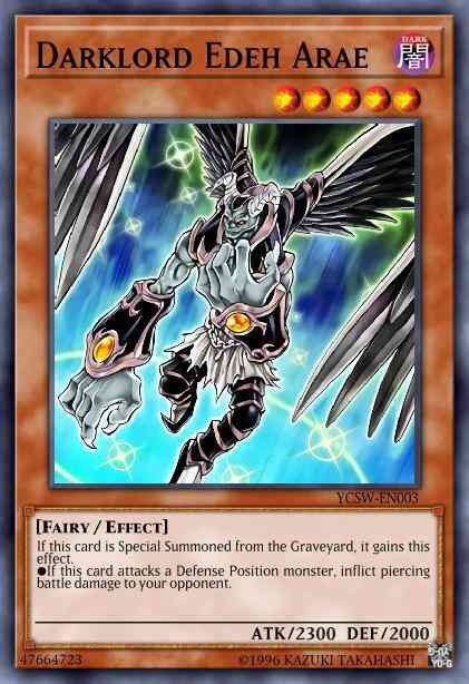 Darklord Edeh Arae - YCSW-EN003 - Super Rare - Limited