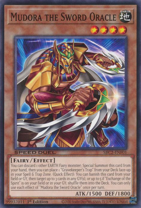 Mudora the Sword Oracle - SBC2-ENF01 - Common - 1st Edition