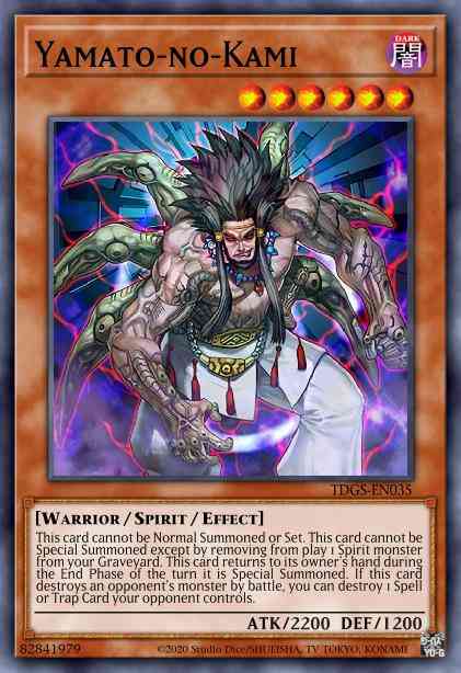 Yamato-no-Kami - TDGS-EN035 - Rare - 1st Edition