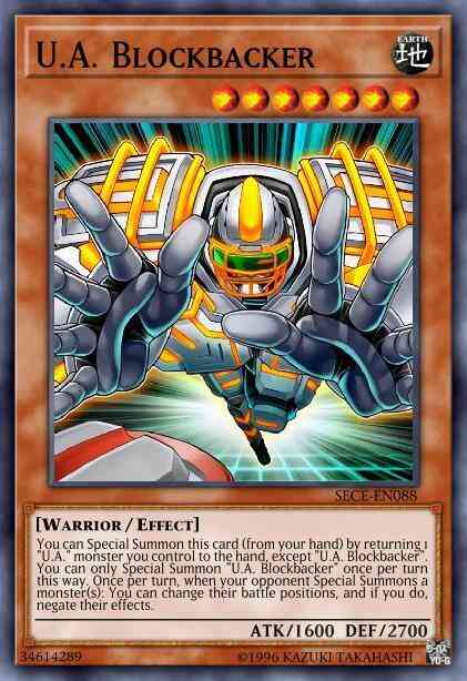 U.A. Blockbacker - SECE-EN088 - Rare - Unlimited