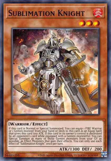 Sublimation Knight - TOCH-EN013 - Super Rare - Unlimited