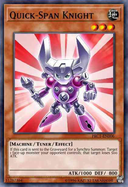 Quick-Span Knight - PRC1-EN006 - Super Rare - 1st Edition