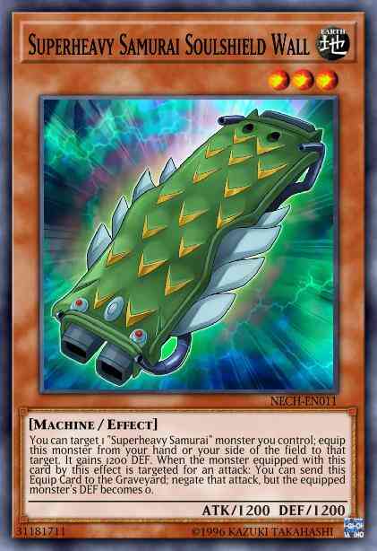 Superheavy Samurai Soulshield Wall - MP15-EN135 - Common - 1st Edition