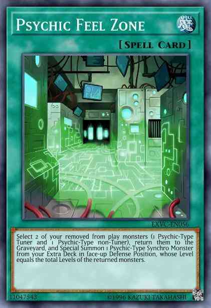 Psychic Feel Zone - EXVC-EN056 - Rare - 1st Edition