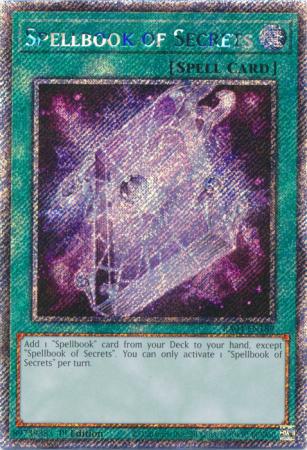 Spellbook of Secrets - RA04-EN189 - Platinum Secret Rare - 1st Edition