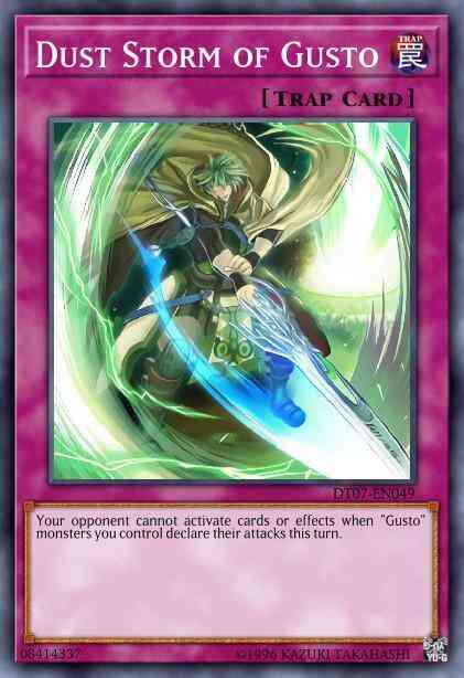 Dust Storm of Gusto - DT07-EN049 - Duel Terminal Normal Parallel Rare - Duel Terminal