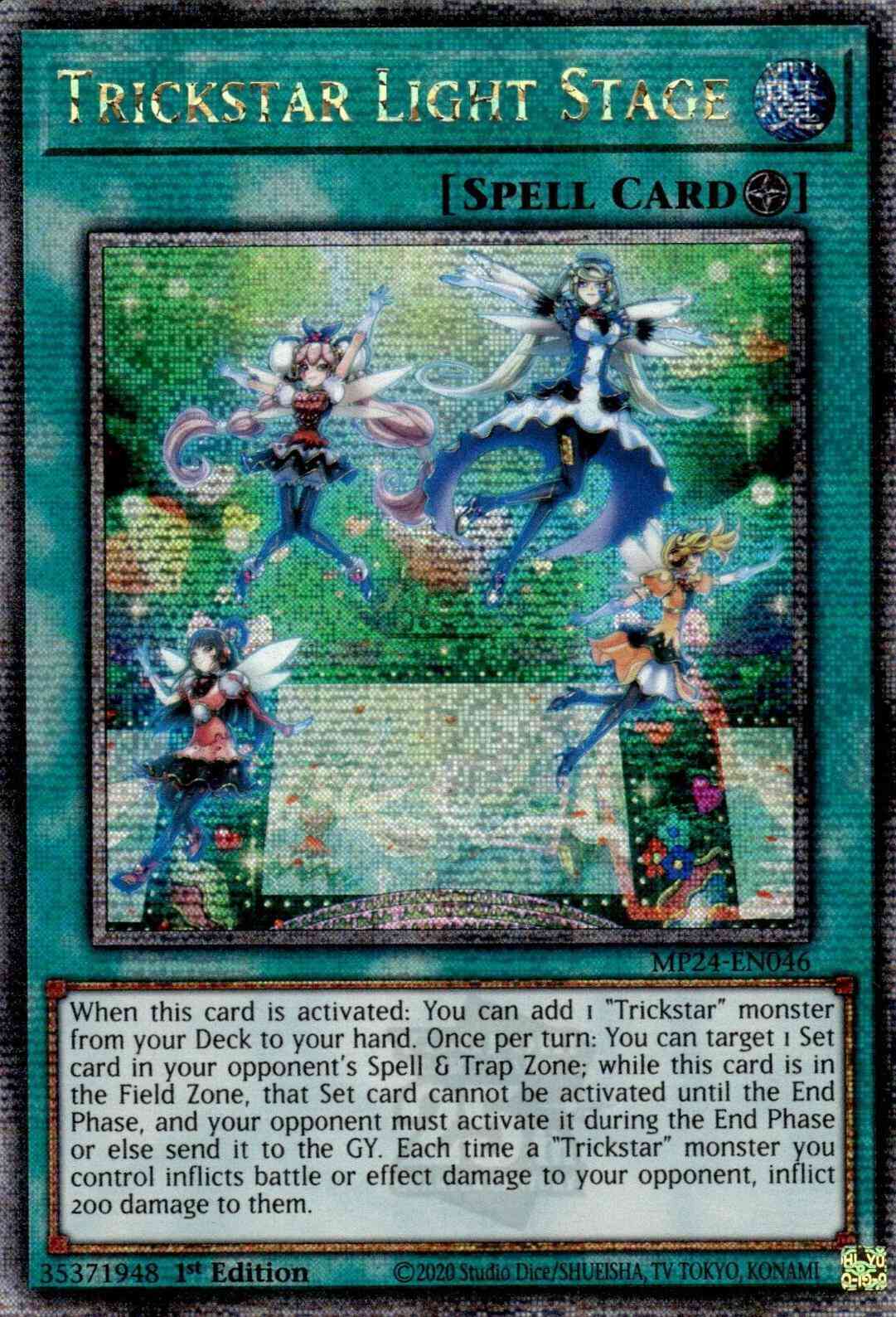 Trickstar Light Stage - MP24-EN046 - Quarter Century Secret Rare - 1st Edition