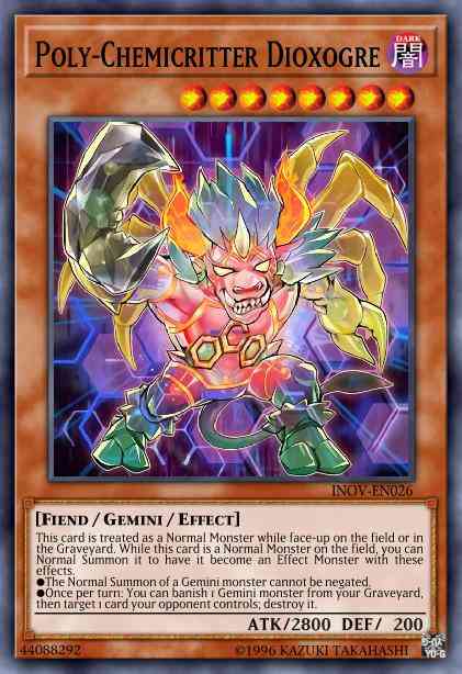 Poly-Chemicritter Dioxogre - INOV-EN026 - Rare - Unlimited