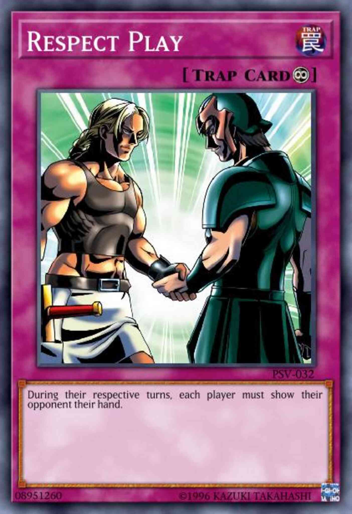 Respect Play - PSV-032 - Common - 1st Edition
