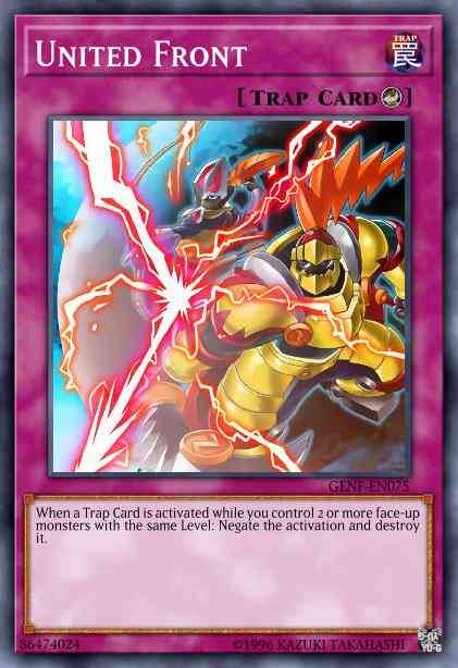 United Front - GENF-EN075 - Rare - 1st Edition
