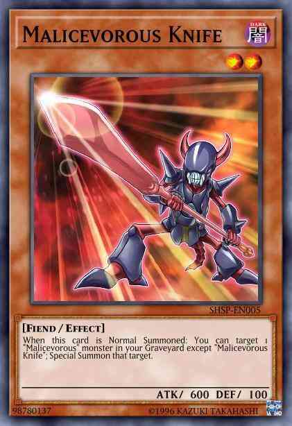 Malicevorous Knife - MP14-EN129 - Common - 1st Edition