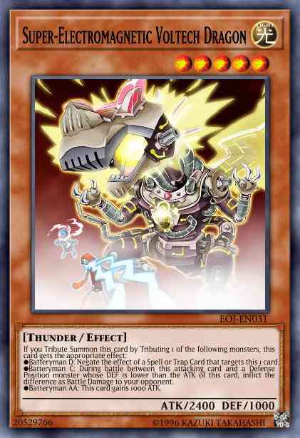Super-Electromagnetic Voltech Dragon - EOJ-EN031 - Super Rare - 1st Edition