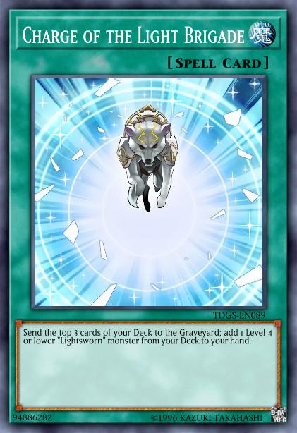 Charge of the Light Brigade - TDGS-EN089 - Secret Rare - 1st Edition