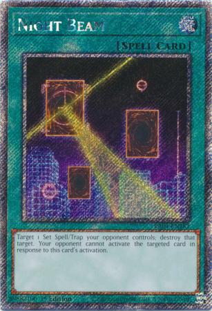 Night Beam - RA04-EN182 - Platinum Secret Rare - 1st Edition