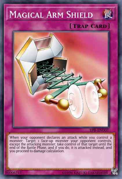 Magical Arm Shield - BP03-EN201 - Shatterfoil Rare - 1st Edition