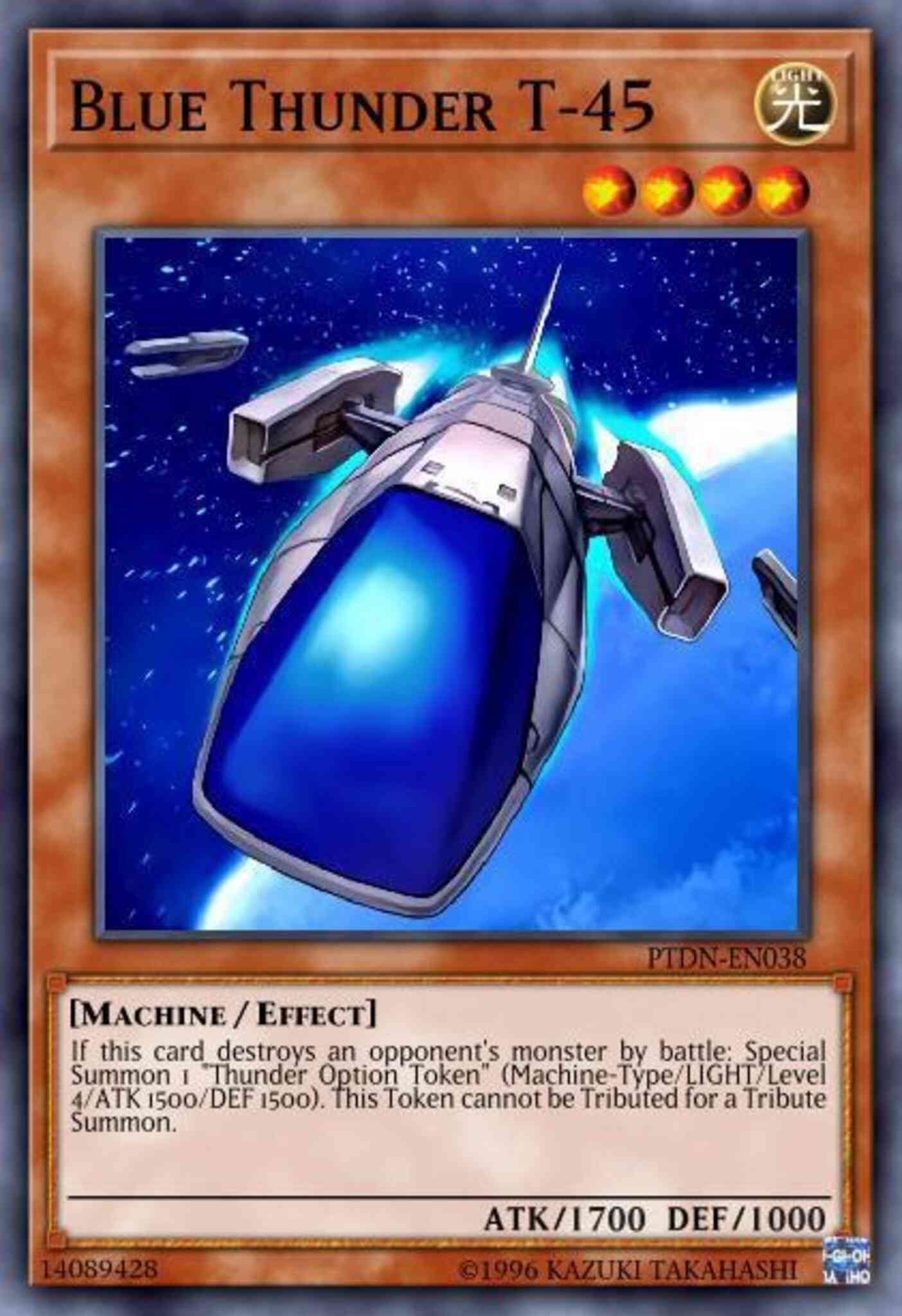 Blue Thunder T-45 - PTDN-EN038 - Common - 1st Edition