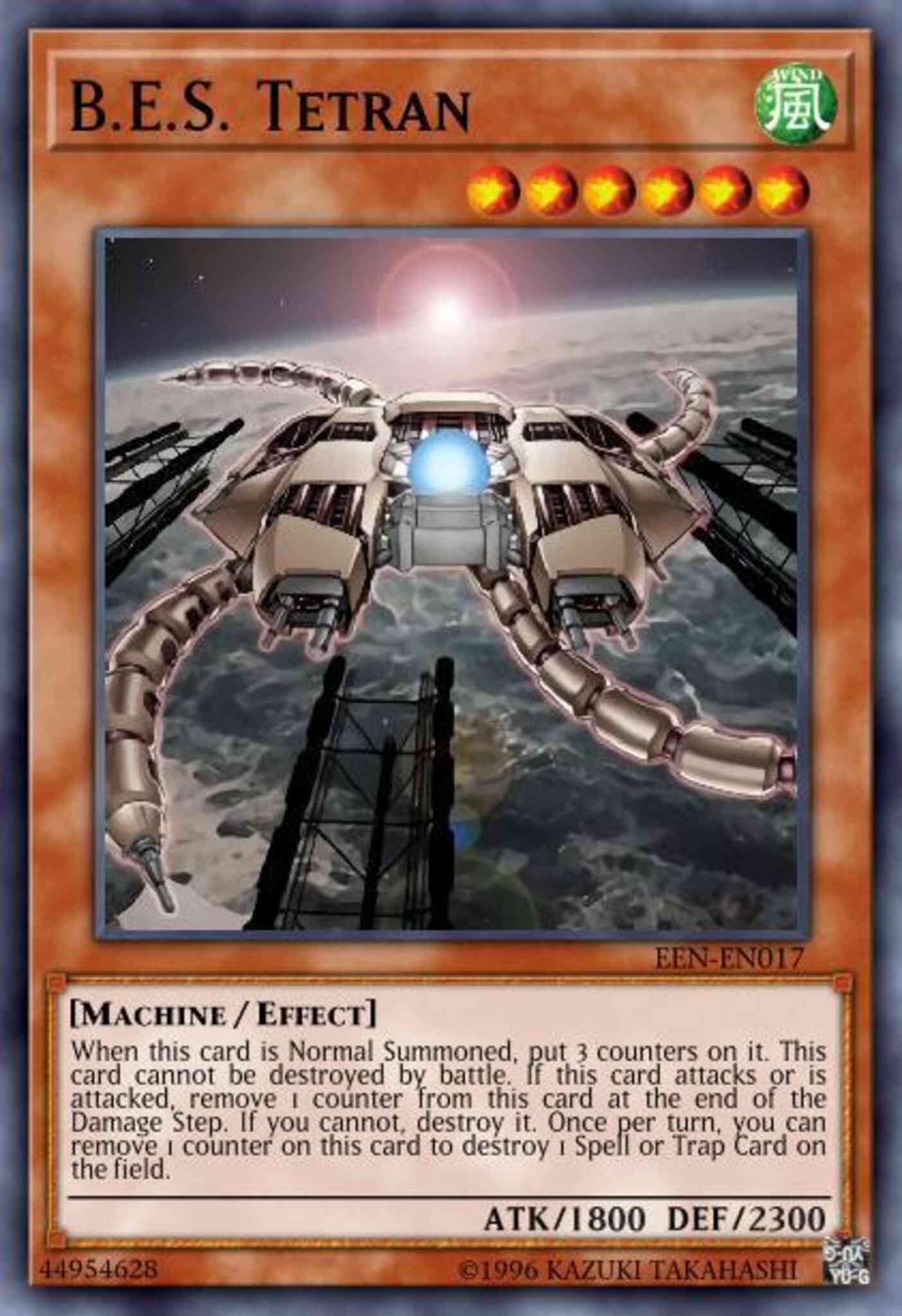 B.E.S. Tetran - EEN-EN017 - Super Rare - 1st Edition